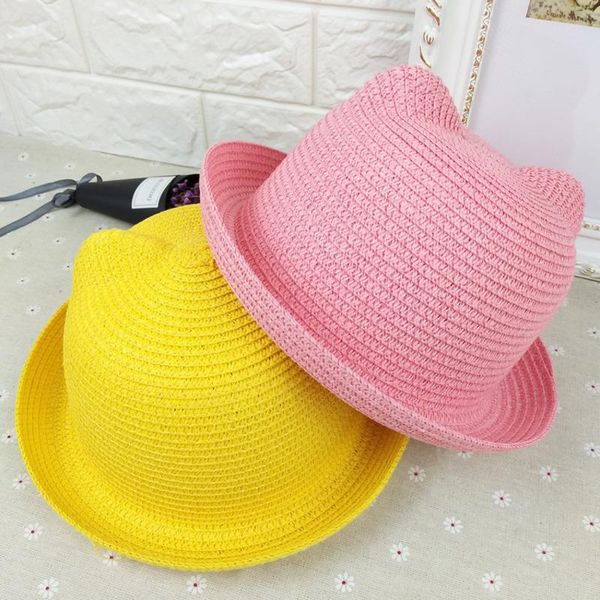 wide brim hats 2021 cute children's sun hat spring summer boy girl kids baby straw cap panama shades ear beach casquette, Blue;gray
wide brim hats 2021 cute children's sun hat spring summer boy girl kids baby straw cap panama shades ear beach casquette, Blue;gray