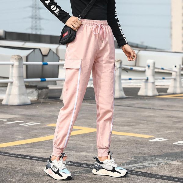 women's pants & capris women spring and autumn sweatpants slim casual harlan thin sports real s cotton joggers, Black;white
women's pants & capris women spring and autumn sweatpants slim casual harlan thin sports real s cotton joggers, Black;white