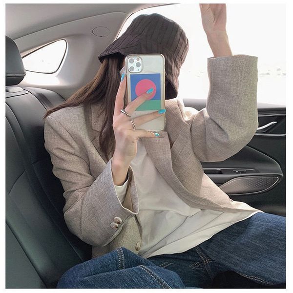 luxury women's jackets white water linen small suit coat women's spring and autumn british korean loose thin long sleeve 3, Black;brown
luxury women's jackets white water linen small suit coat women's spring and autumn british korean loose thin long sleeve 3, Black;brown