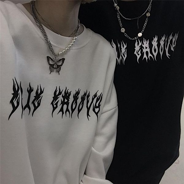 women's hoodies & sweatshirts y2k gothic sweatshirt letter print women clothing pullovers kpop female hooded dark plus velvet winter ov, Black
women's hoodies & sweatshirts y2k gothic sweatshirt letter print women clothing pullovers kpop female hooded dark plus velvet winter ov, Black