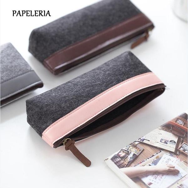 black student pencil case for boy girl school kawaii wool felt bag big capacity zipper box stationery supplies bags
black student pencil case for boy girl school kawaii wool felt bag big capacity zipper box stationery supplies bags