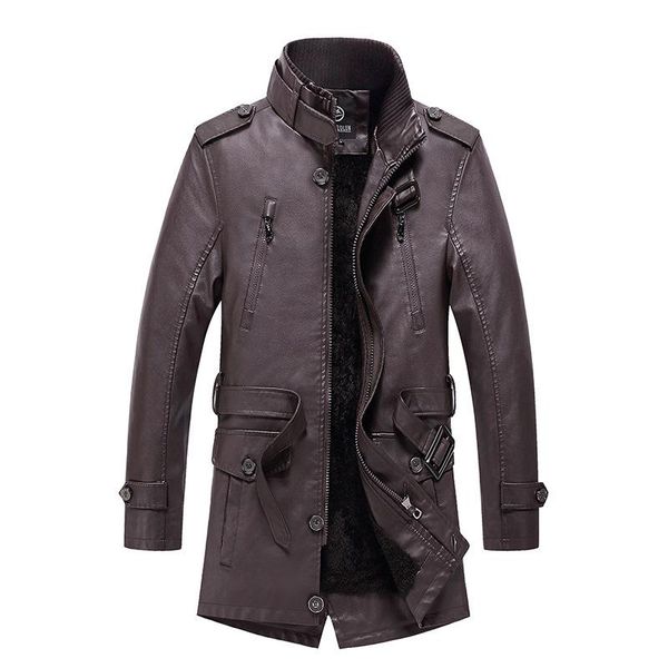 oumor men leather jacket winter 2021 long coat thick fleece outwear warm casual motor vintage pu faux 4xl men's fur &, Black
oumor men leather jacket winter 2021 long coat thick fleece outwear warm casual motor vintage pu faux 4xl men's fur &, Black