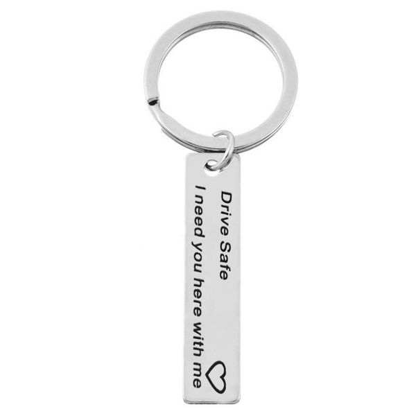 keychains jioromy key chain ring letters drive safe i need you here with me for men women sleutelhanger stainless steel keychain gift, Silver
keychains jioromy key chain ring letters drive safe i need you here with me for men women sleutelhanger stainless steel keychain gift, Silver