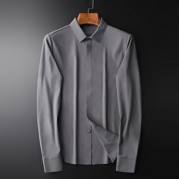 men's casual shirts grey mens shorts luxury autumn solid color long sleeve male plus size 4xl slim fit party dress, White;black
men's casual shirts grey mens shorts luxury autumn solid color long sleeve male plus size 4xl slim fit party dress, White;black