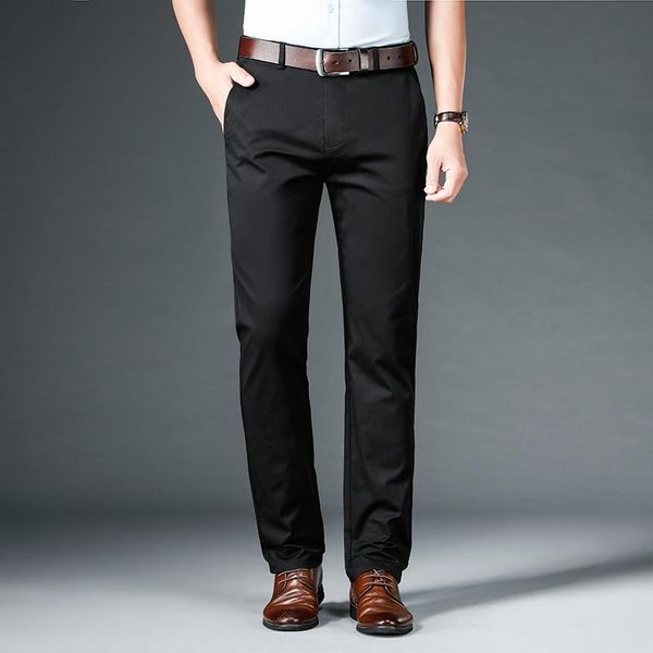 men's pants 2021 design cotton smart caual jeans business man broadcloth four seasons full length men trousers 3 colors, Black
men's pants 2021 design cotton smart caual jeans business man broadcloth four seasons full length men trousers 3 colors, Black