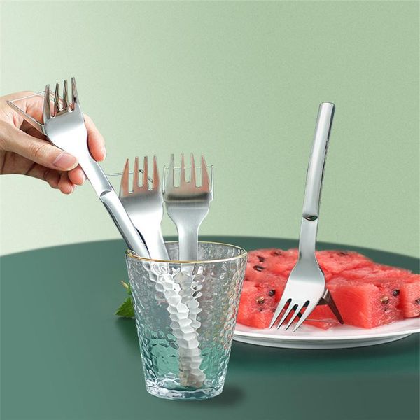 forks stainless steel spoon fork cake dessert fruit dig cut watermelon into small pieces to eat
forks stainless steel spoon fork cake dessert fruit dig cut watermelon into small pieces to eat