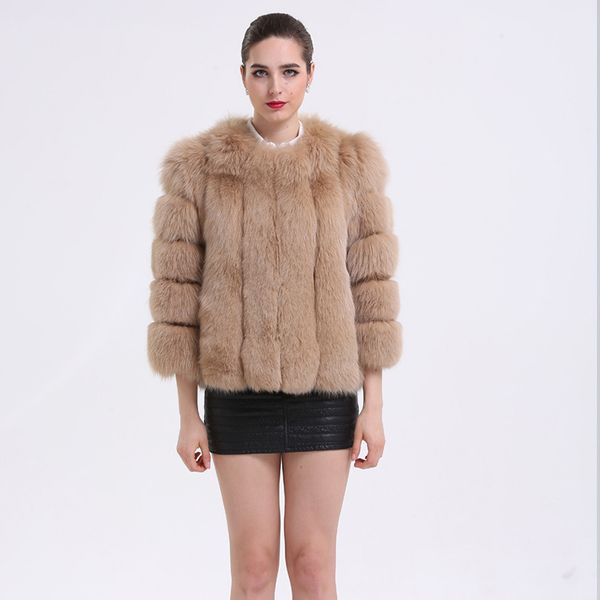 2019 new women's clothing short fur coat thickening autumn winter overcoat fox fur coat women large size faux fur coat, Black
2019 new women's clothing short fur coat thickening autumn winter overcoat fox fur coat women large size faux fur coat, Black