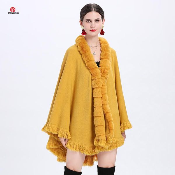 scarves fashion tassels faux fur cape women fall winter knit wool coat cloak talma big shawl cardigan, Blue;gray
scarves fashion tassels faux fur cape women fall winter knit wool coat cloak talma big shawl cardigan, Blue;gray