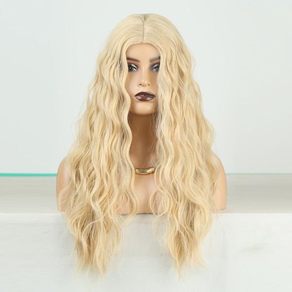 synthetic wigs rongduoyi long mix blonde wig natural wave heat resistant hair for women middle part machine made blonded, Black
synthetic wigs rongduoyi long mix blonde wig natural wave heat resistant hair for women middle part machine made blonded, Black