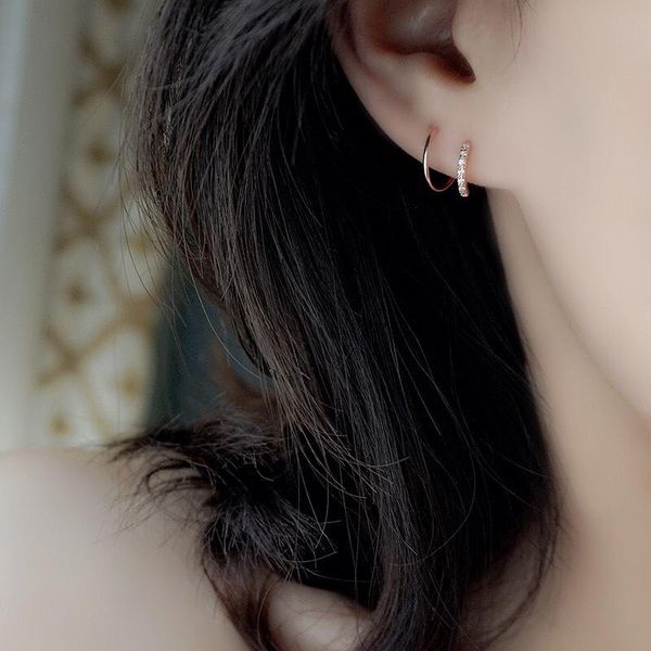 sterling silver earrings for women spiral wave single row crystal jewelry wholesale stud, Golden;silver
sterling silver earrings for women spiral wave single row crystal jewelry wholesale stud, Golden;silver