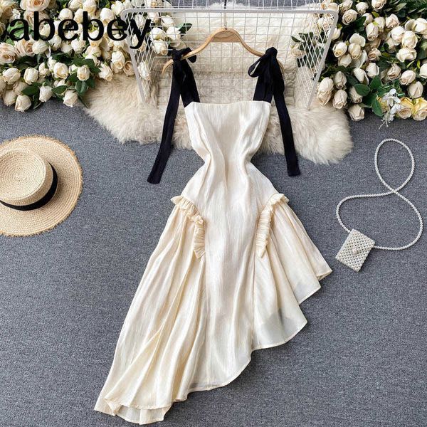 women irregular strap dress korean sleeveless backless dress summer boho vacation beach midi dress 210715, Black;gray
women irregular strap dress korean sleeveless backless dress summer boho vacation beach midi dress 210715, Black;gray