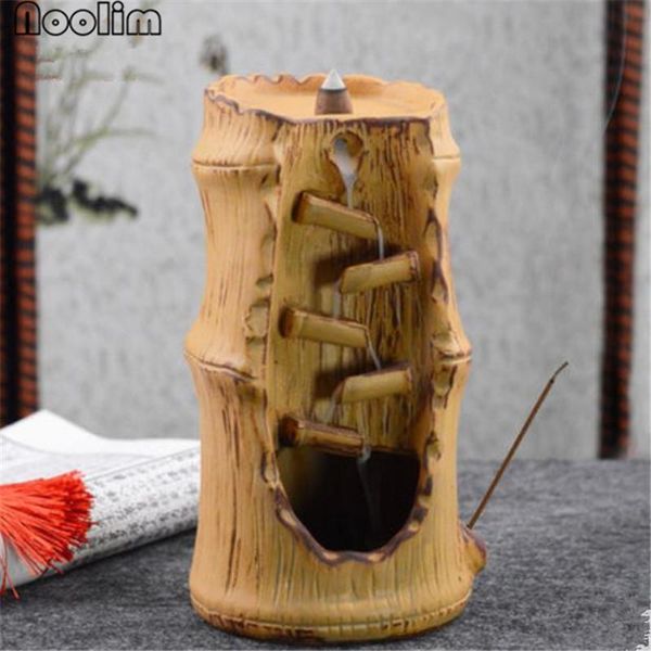 fragrance lamps bamboo design ceramic backflow incense burner smoke waterfall holder home office decor censer+20pcs cones
fragrance lamps bamboo design ceramic backflow incense burner smoke waterfall holder home office decor censer+20pcs cones