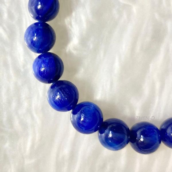 beaded, strands zhen-d jewelry natural kyanite blue crystal round beads bracelet gorgeous birthday valentine's gift for man wom, Black
beaded, strands zhen-d jewelry natural kyanite blue crystal round beads bracelet gorgeous birthday valentine's gift for man wom, Black