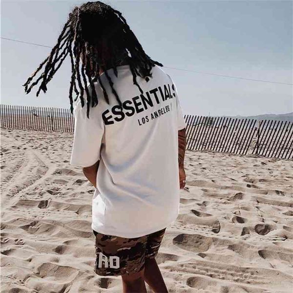 fog essentials los angeles limited reflective t-shirt high street loose couple short sleeve oversize fashion brand, Black
fog essentials los angeles limited reflective t-shirt high street loose couple short sleeve oversize fashion brand, Black