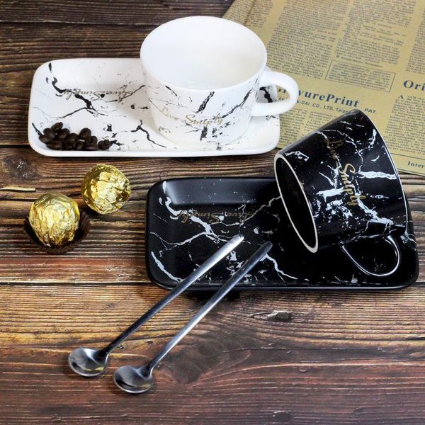 mugs nordic marbled ceramic coffee cup and saucer set retro office creative plate mug
mugs nordic marbled ceramic coffee cup and saucer set retro office creative plate mug