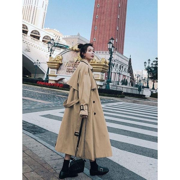 women's wool & blends windbreaker women french temperament mid-length autumn winter design sense retro waist slimming thick oversize wo, Black
women's wool & blends windbreaker women french temperament mid-length autumn winter design sense retro waist slimming thick oversize wo, Black