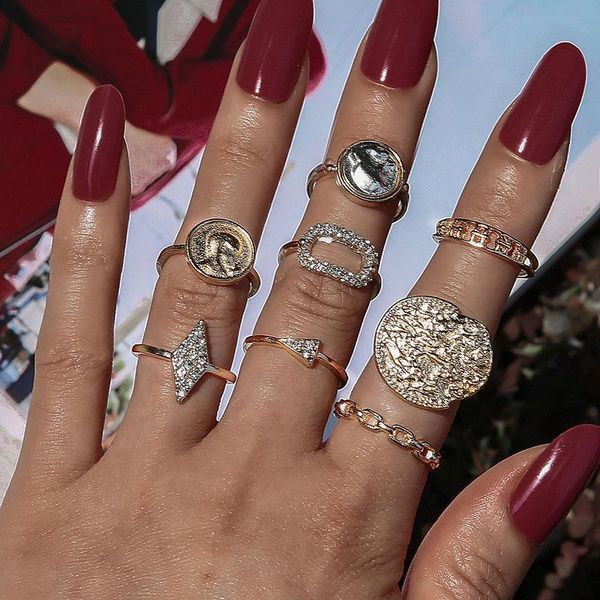 cluster rings bohemian gold virgin mary round kunckle midi ring set for women crystal geometric jewelry anillo, Golden;silver
cluster rings bohemian gold virgin mary round kunckle midi ring set for women crystal geometric jewelry anillo, Golden;silver