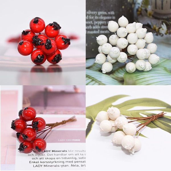 decorative flowers & wreaths 50/100pcs artificial foam stamen with wire cherry pearl berries bouquet for garden festival party decoration
decorative flowers & wreaths 50/100pcs artificial foam stamen with wire cherry pearl berries bouquet for garden festival party decoration