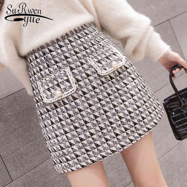 autumn winter women elegant plaid skirt casual vintage mini s fashion high waist woolen a-line 7476 50 210521, Black
autumn winter women elegant plaid skirt casual vintage mini s fashion high waist woolen a-line 7476 50 210521, Black