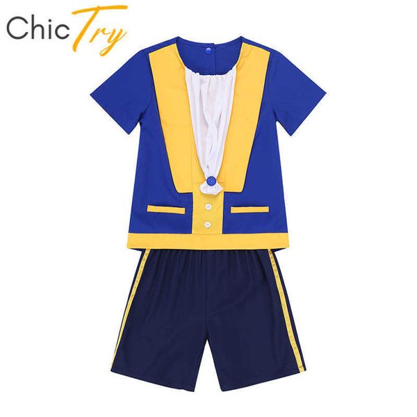chictry baby boys prince costume toddlers kids halloween cosplay party roleplay outfit short sleeve t-shirt with shorts set q0910, Blue
chictry baby boys prince costume toddlers kids halloween cosplay party roleplay outfit short sleeve t-shirt with shorts set q0910, Blue