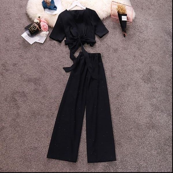 women short womens tracksuits style chiffon cardigans pants set v neck solid shirts wide leg pant suits for woman, Gray
women short womens tracksuits style chiffon cardigans pants set v neck solid shirts wide leg pant suits for woman, Gray
