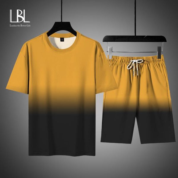 men's tracksuits lbl 2021 fashion summer men tracksuit two pieces sets quick-drying shorts o-neck sportswear 2pcs sporting suit, Gray
men's tracksuits lbl 2021 fashion summer men tracksuit two pieces sets quick-drying shorts o-neck sportswear 2pcs sporting suit, Gray