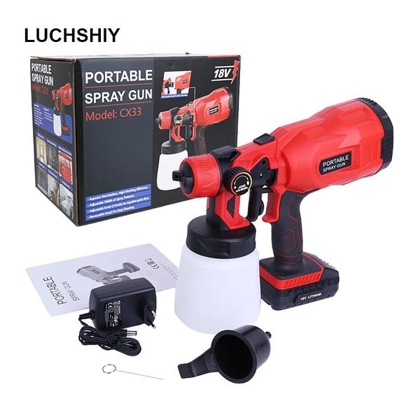 professional spray guns 550w lithium battery gun wire high power electric paint sprayer tool airbrush easy spraying and cleaning
professional spray guns 550w lithium battery gun wire high power electric paint sprayer tool airbrush easy spraying and cleaning