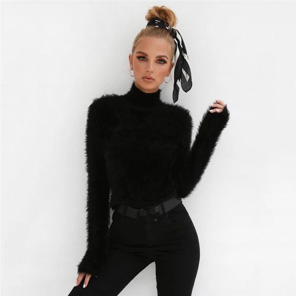 autumn and winter sweater ladies fashion turtleneck solid color mohair noble slim all-match hedging women high-end women's sweaters, White;black
autumn and winter sweater ladies fashion turtleneck solid color mohair noble slim all-match hedging women high-end women's sweaters, White;black