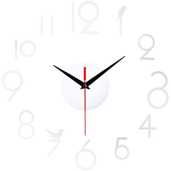 -frameless diy wall clock,modern 3d mirror clock decor,roman numerals surface sticker clocks
-frameless diy wall clock,modern 3d mirror clock decor,roman numerals surface sticker clocks