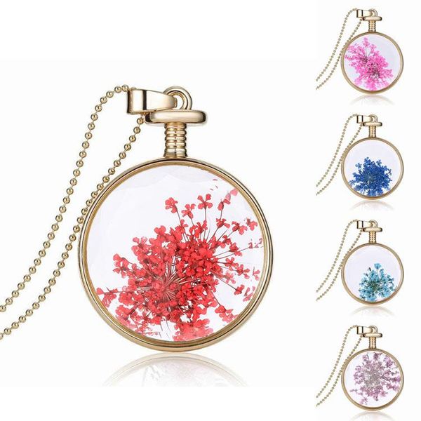pendant necklaces 9 colors driend flower necklace with gold color chain glass bottle natural dried long for women gift, Silver
pendant necklaces 9 colors driend flower necklace with gold color chain glass bottle natural dried long for women gift, Silver