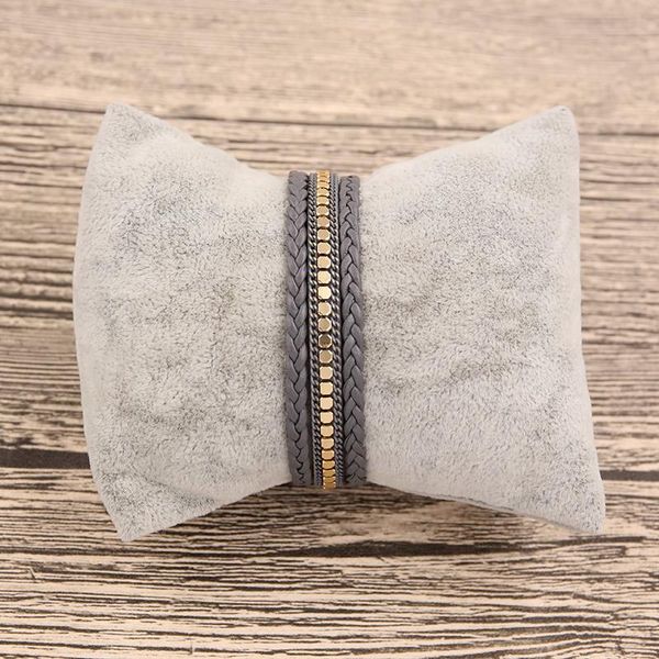 tennis multilayer braided leather bracelet for women magnet buckle friendship bracelets wristband delicate jewelry armbandjes dames, Golden;silver
tennis multilayer braided leather bracelet for women magnet buckle friendship bracelets wristband delicate jewelry armbandjes dames, Golden;silver