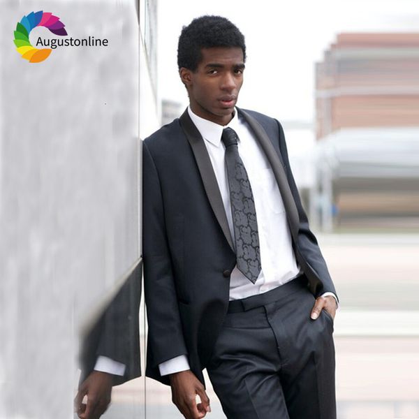 men's suits & blazers slim fit black men wedding tuxedos groom wear 2 pieces (jacket+pants) shawl lapel business prom costume homm, White;black
men's suits & blazers slim fit black men wedding tuxedos groom wear 2 pieces (jacket+pants) shawl lapel business prom costume homm, White;black