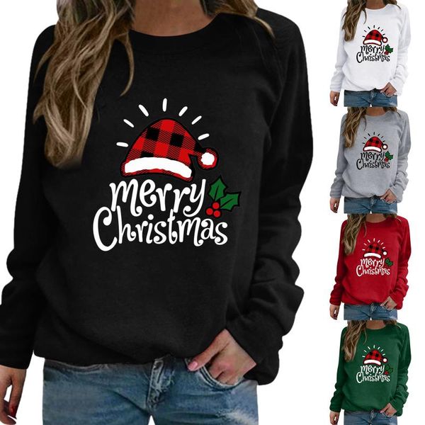 women's hoodies & sweatshirts christmas fashion print long-sleeved sweatshirt female casual blouse pullover, Black
women's hoodies & sweatshirts christmas fashion print long-sleeved sweatshirt female casual blouse pullover, Black