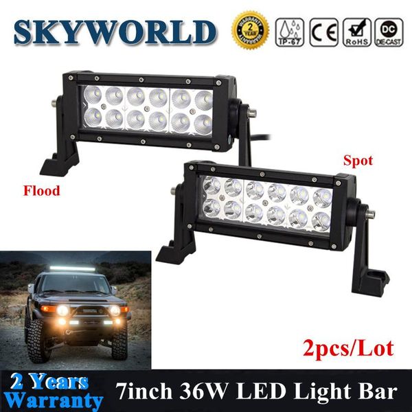 2pcs 7inch 36w led light bar spot flood driving offroad for atv utv 4wd tractor bumper fog 12v 24v work lights working
2pcs 7inch 36w led light bar spot flood driving offroad for atv utv 4wd tractor bumper fog 12v 24v work lights working