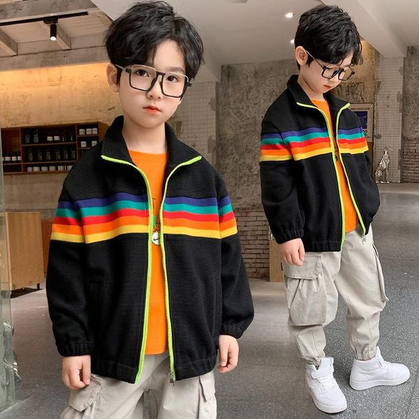 jackets rainbow spring autumn boys coat children's clothing kids outwear teenager sport beach school high quality, Blue;gray
jackets rainbow spring autumn boys coat children's clothing kids outwear teenager sport beach school high quality, Blue;gray