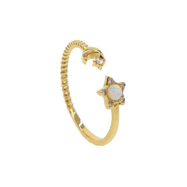 wedding rings promotion gold filled brass jewelry moon star design opal cz color elegance cute women wholesale, Slivery;golden
wedding rings promotion gold filled brass jewelry moon star design opal cz color elegance cute women wholesale, Slivery;golden