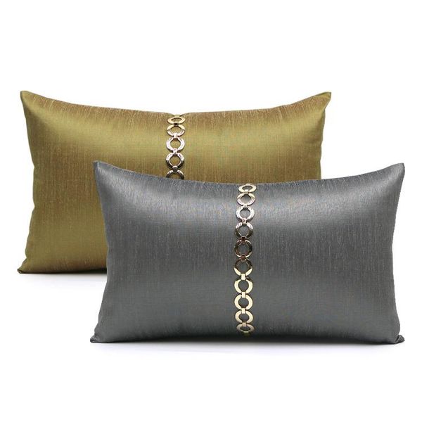 cushion/decorative pillow 30x50cm luxury golden/grey cushion cover pillowcase sofa decorative metal chain lumbar backrest
cushion/decorative pillow 30x50cm luxury golden/grey cushion cover pillowcase sofa decorative metal chain lumbar backrest