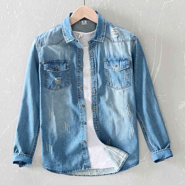 men's t-shirts casual denim long sleeve spring cotton brand solid fashion blue shirts for men comfortable shirt mens wiso, White;black
men's t-shirts casual denim long sleeve spring cotton brand solid fashion blue shirts for men comfortable shirt mens wiso, White;black