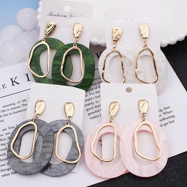 dangle & chandelier long acrylic drop earrings for women gold color geometric oval big resin statement accessories fashion jewelry brincos, Silver
dangle & chandelier long acrylic drop earrings for women gold color geometric oval big resin statement accessories fashion jewelry brincos, Silver