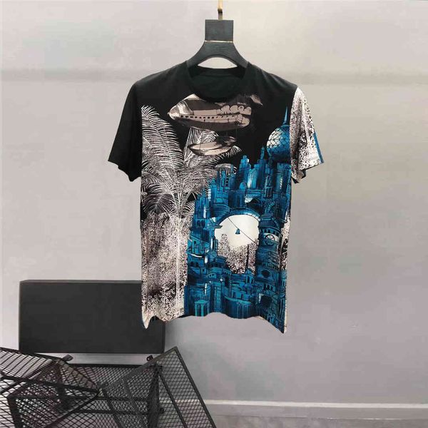 men's t-shirts europe style casual summer short sleeve cotton printing c341, White;black
men's t-shirts europe style casual summer short sleeve cotton printing c341, White;black