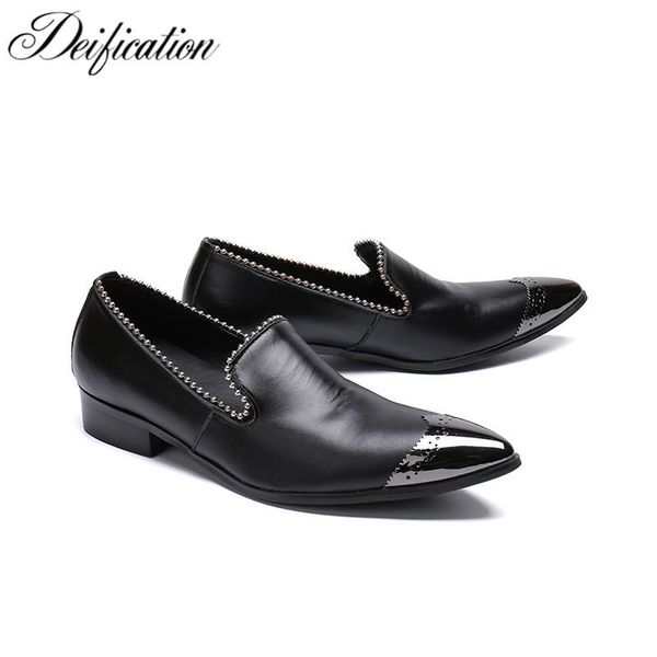 dress shoes men bordered black formal business leather zapatos de hombre metal pointy toe party
dress shoes men bordered black formal business leather zapatos de hombre metal pointy toe party