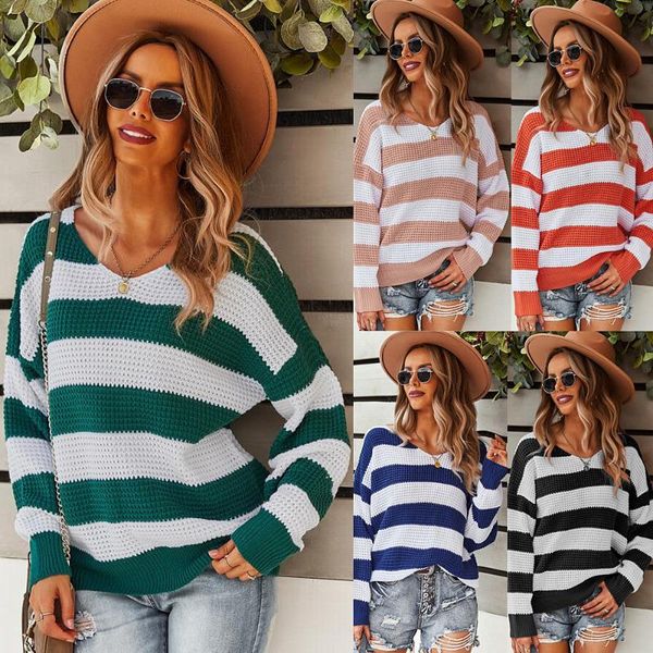 women's sweaters coat is warm and comfortable, independent research development design stripe 2021 fashion trend, White;black
women's sweaters coat is warm and comfortable, independent research development design stripe 2021 fashion trend, White;black