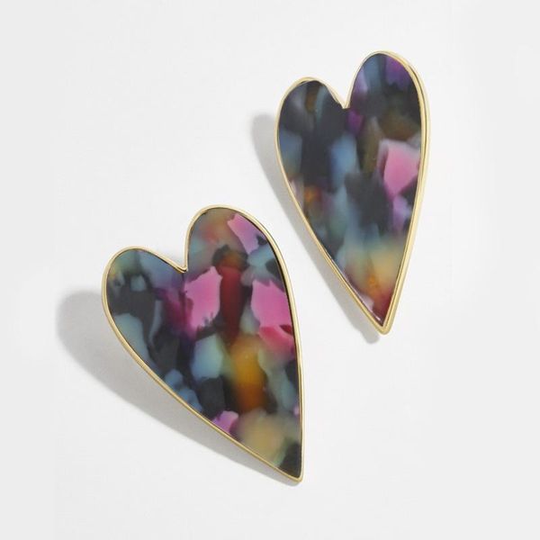 women's earring colorful leopard printing acetate large heart shaped statement fashion party love stud, Golden;silver
women's earring colorful leopard printing acetate large heart shaped statement fashion party love stud, Golden;silver