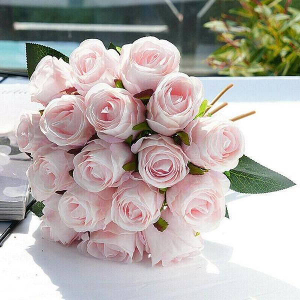 decorative flowers & wreaths 18pcs/lot rose artificial wedding bouquet silk flower for home party christmas decoration fake
decorative flowers & wreaths 18pcs/lot rose artificial wedding bouquet silk flower for home party christmas decoration fake