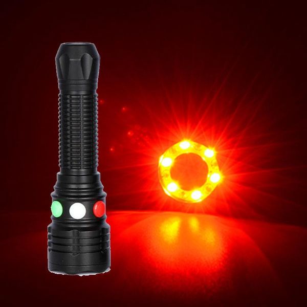 3-in-1 color light railway signal rechargeable torch portable lantern for camping flashlights torches
3-in-1 color light railway signal rechargeable torch portable lantern for camping flashlights torches