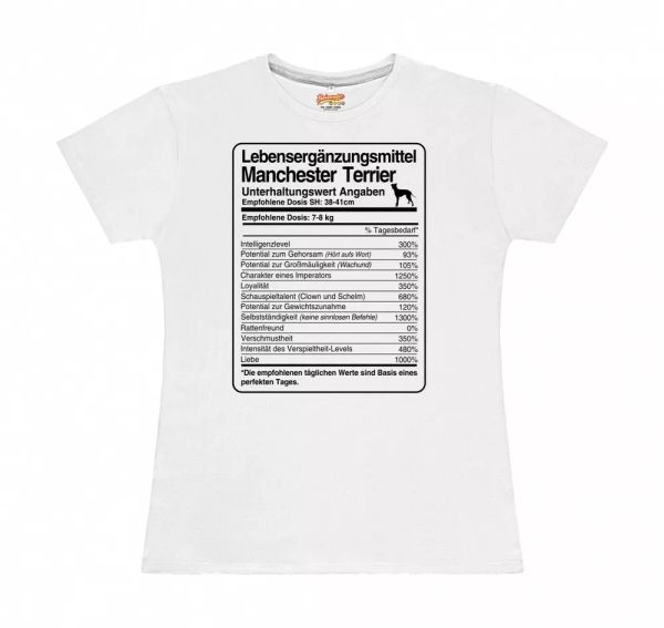 T-Shirt Womens dose Manchester Terrier Life Supplements by siviwonder, Mainly pictures
T-Shirt Womens dose Manchester Terrier Life Supplements by siviwonder, Mainly pictures