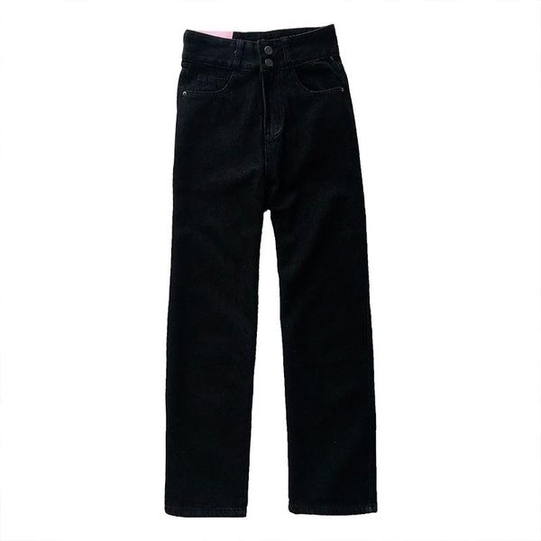 women's jeans vintage basic style distressed washed black summer high-rise loose wide-leg pants, Blue
women's jeans vintage basic style distressed washed black summer high-rise loose wide-leg pants, Blue