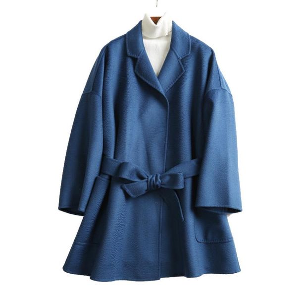 women's wool & blends shuchan fall clothes for women water ripple abrigos mujer invierno 2021 streetwear winter coat elegant, Black
women's wool & blends shuchan fall clothes for women water ripple abrigos mujer invierno 2021 streetwear winter coat elegant, Black