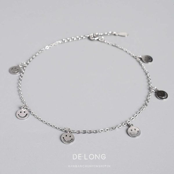 personality minimalist s925 pure silver chic korean version simple women's smile anklet fashion jewelry, Red;blue
personality minimalist s925 pure silver chic korean version simple women's smile anklet fashion jewelry, Red;blue