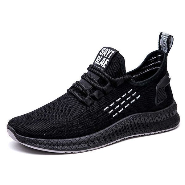 2021 men's shoes autumn flying woven sportswear trend comfortable casual running breathable, Black
2021 men's shoes autumn flying woven sportswear trend comfortable casual running breathable, Black